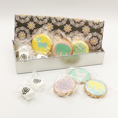 クッキー＆マシュマロ缶